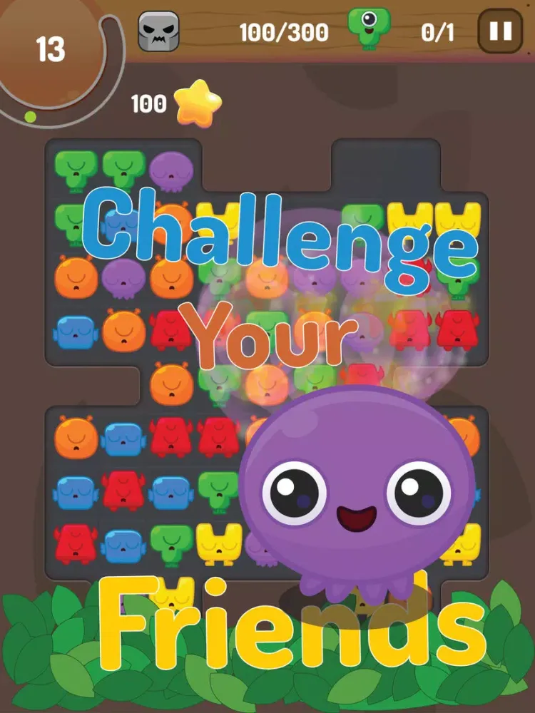 Monster Match 4 - Never Match 3 iPad  Ekran Görüntüleri