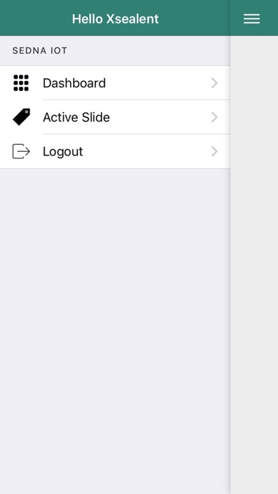 Tangkapan skrin Sedna Dashboard