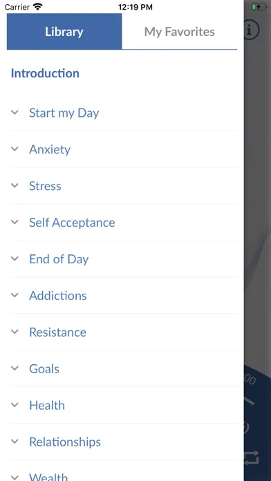 Tangkapan skrin iRelease Relieve Stress Now