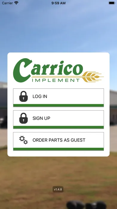 CarricoImplementCustomerPortal Screenshots