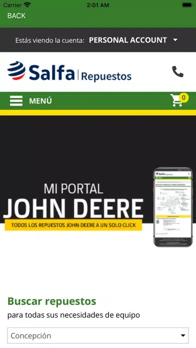 Mi Portal John Deere Salfa Screenshots