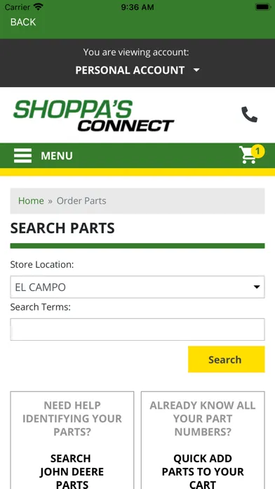 Shoppa’s Connect Screenshots