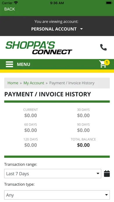Shoppa’s Connect Screenshots