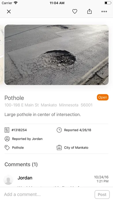 Скриншоты City of Mankato 311