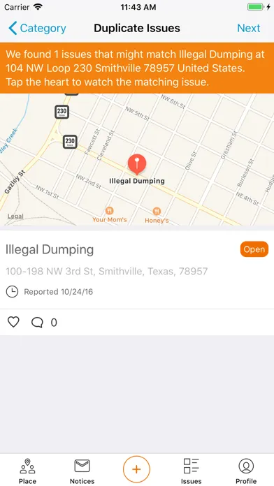 Скриншоты SeeClickFix Smithville