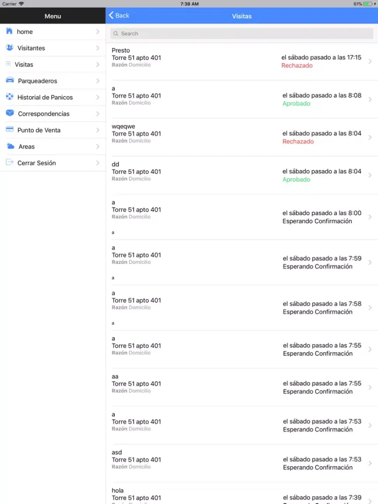 Скриншоты Residentes Online Admin iPad 