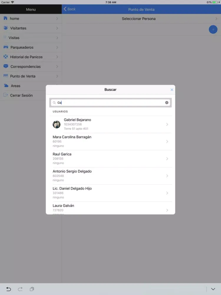 Скриншоты Residentes Online Admin iPad 