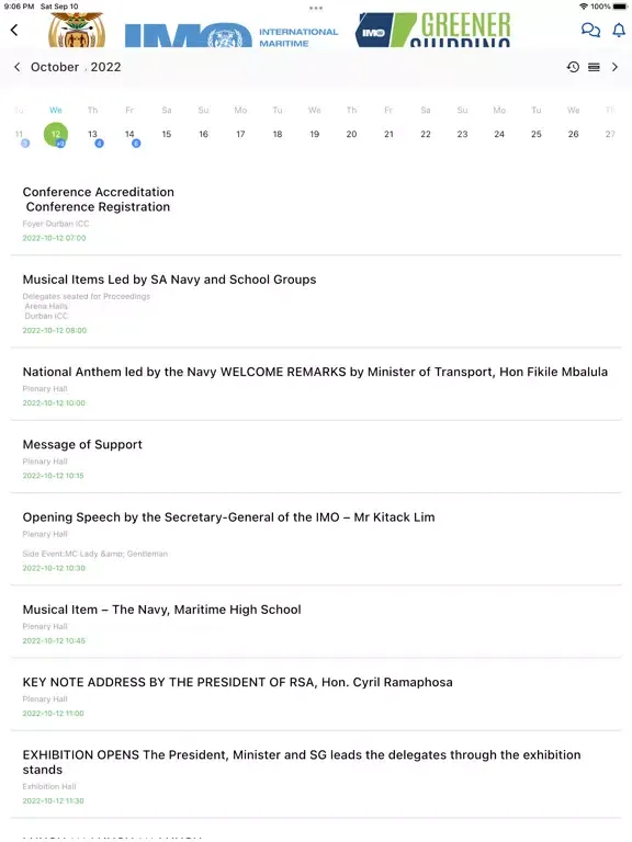Screenshot di WMDPE 2022 South Africa iPad 