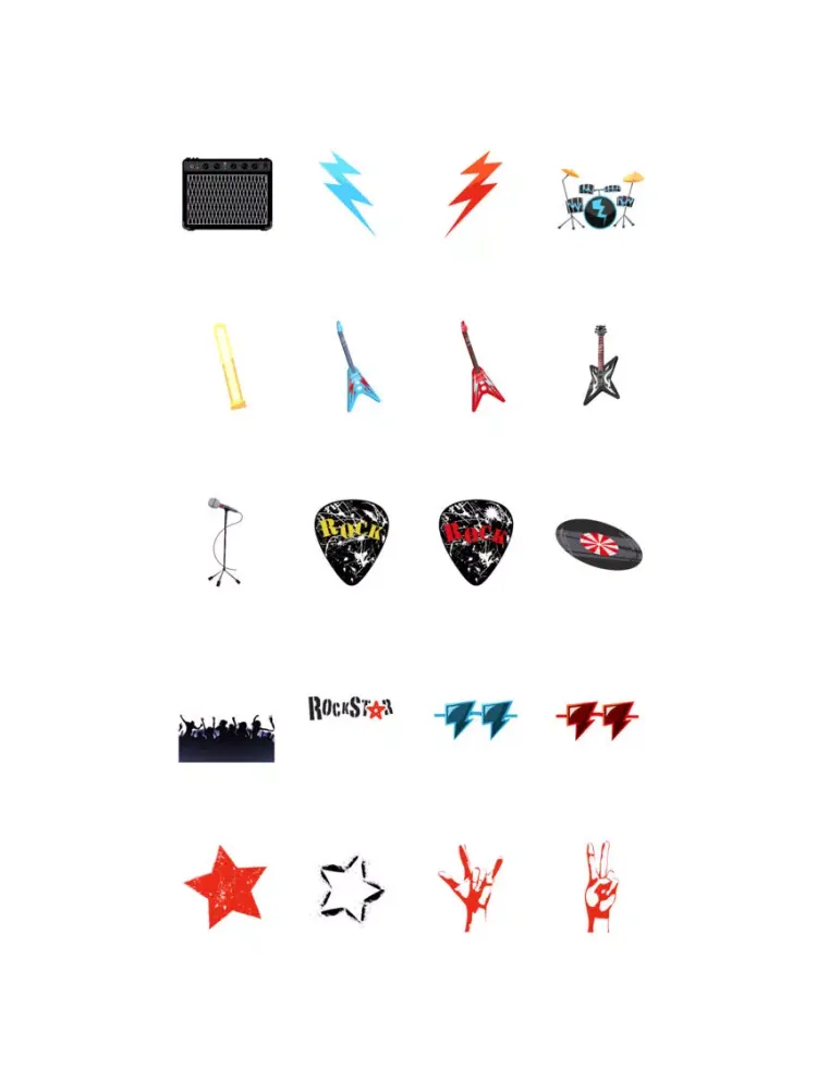 Captures d'écran de Stickers: Rock Star iPad 
