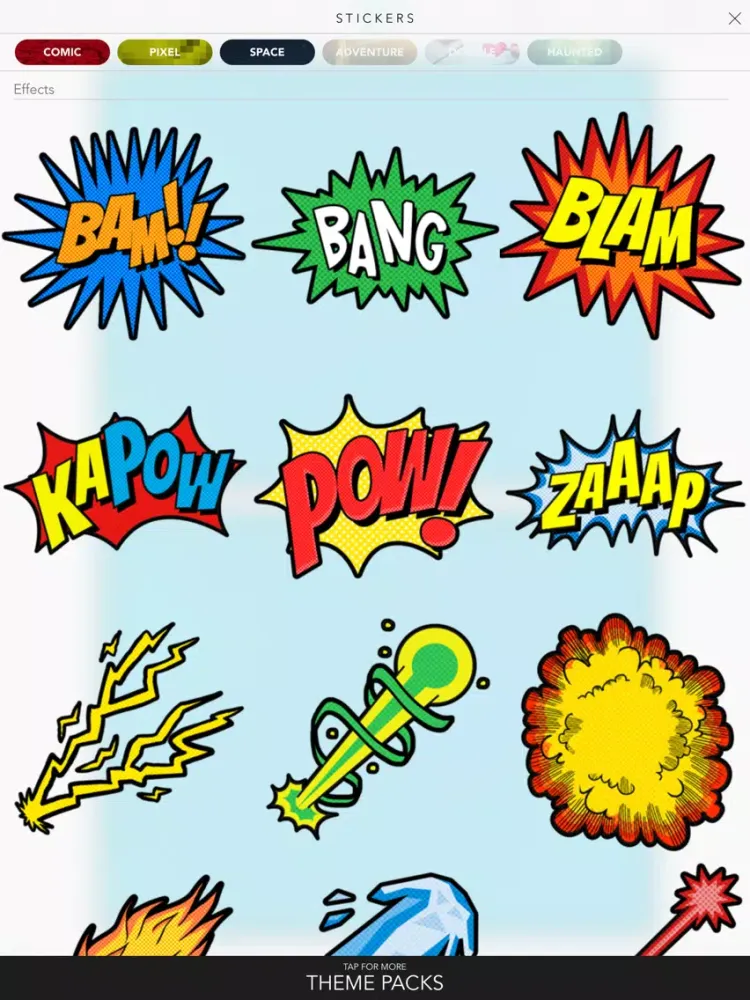 Capturas de pantalla de Seedling Comic Studio iPad 