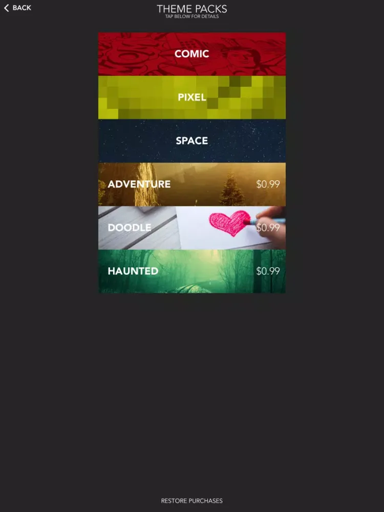 Capturas de pantalla de Seedling Comic Studio iPad 