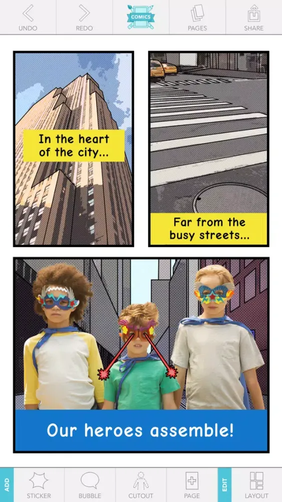 Capturas de pantalla de Seedling Comic Studio