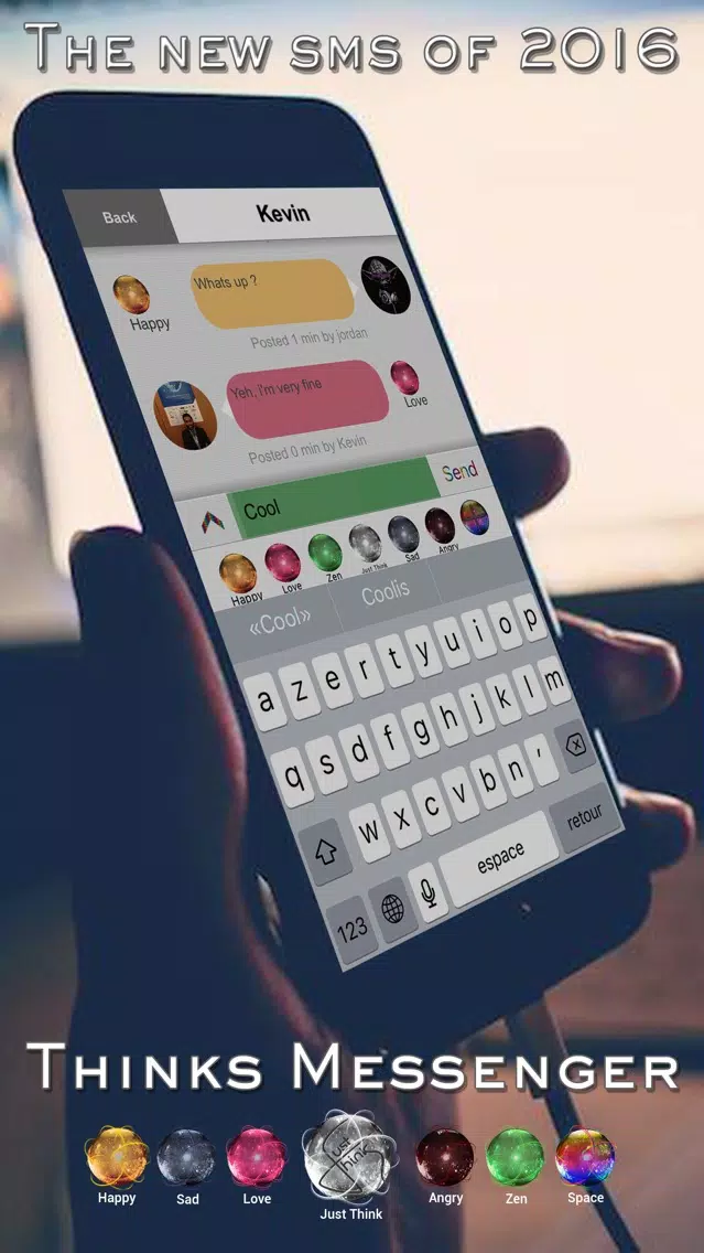 Capturas de tela do Thinks Messenger