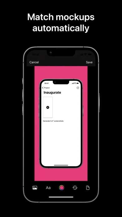 Inaugurate: Mockup Screenshot स्क्रीनशॉट