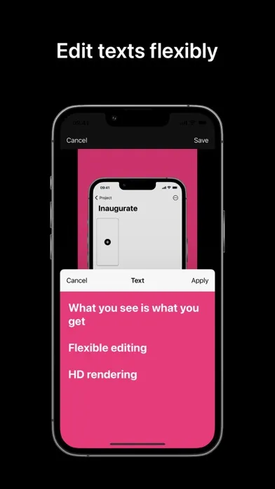 Inaugurate: Mockup Screenshot स्क्रीनशॉट