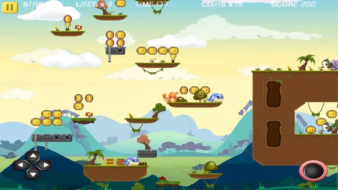 Yellow Cutie Monsters World Evolution- Mini Animal Survival Escape 스크린샷