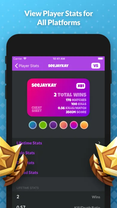 ภาพหน้าจอของ Cheat Sheet Guide for Fortnite