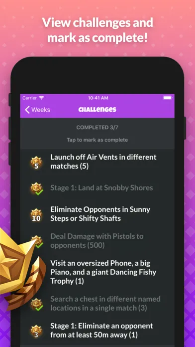 ภาพหน้าจอของ Cheat Sheet Guide for Fortnite