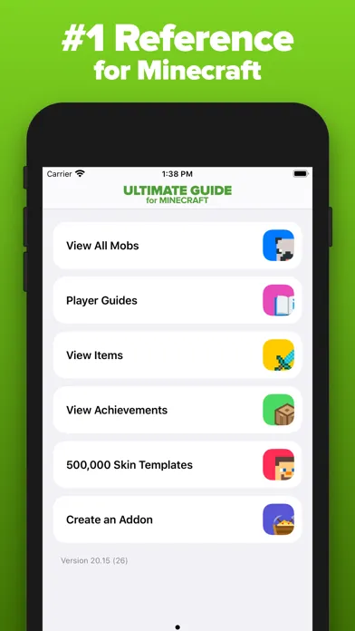 ภาพหน้าจอของ Ultimate Guide for Minecraft