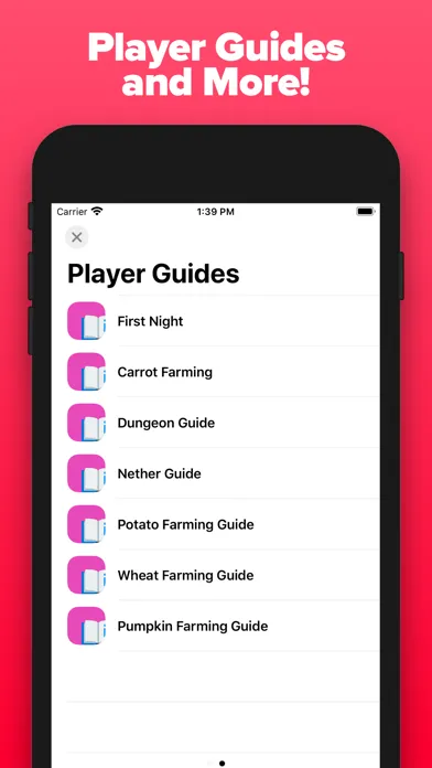 ภาพหน้าจอของ Ultimate Guide for Minecraft