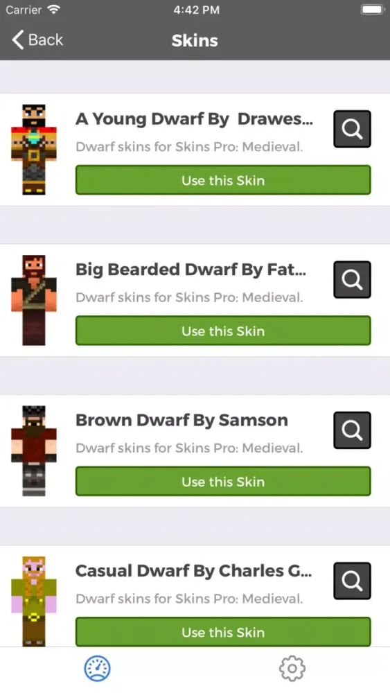 Skins Pro Medieval - Minecraft Ekran Görüntüleri