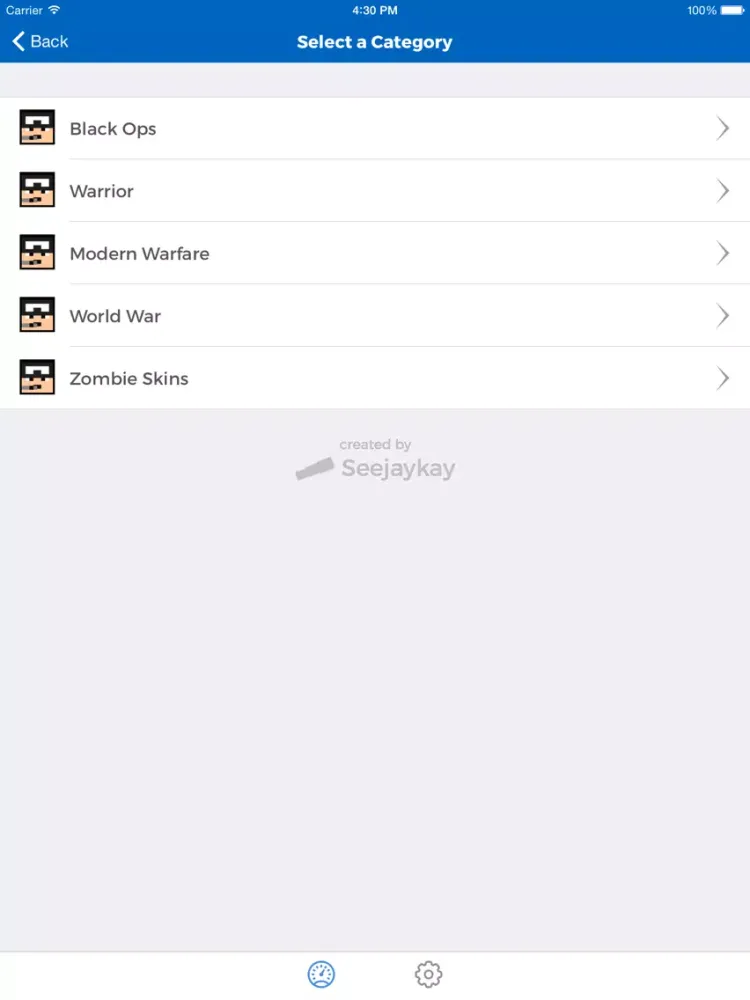 تصاویر Skins Pro Black Ops for Minecraft iPad 