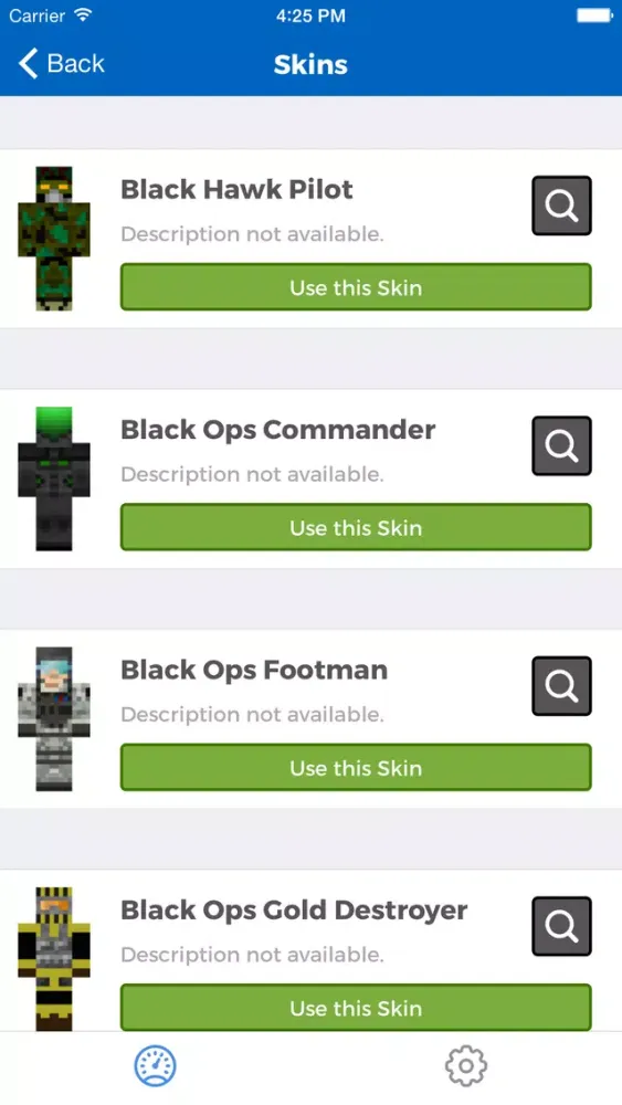 تصاویر Skins Pro Black Ops for Minecraft
