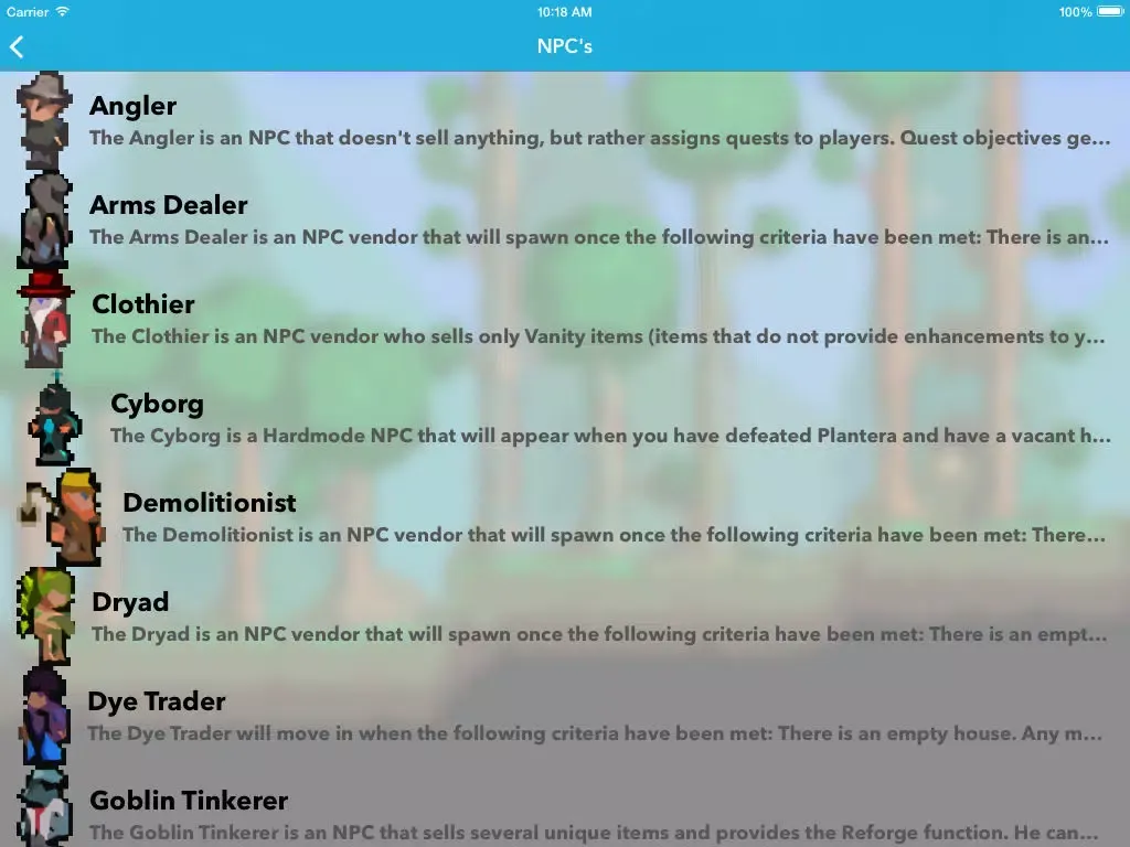 Screenshot di Ultimate Guide for Terraria - The Original #1 Guide! iPad 