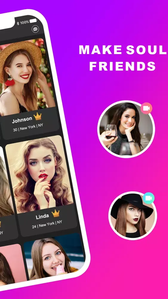 ภาพหน้าจอของ Monkey Video Chat - Live Chat