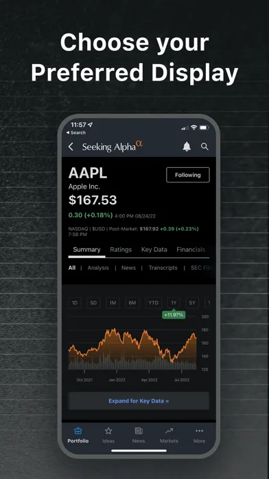 Seeking Alpha: News & Analysis Screenshots