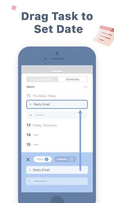 Captures d'écran de WaterDo: To Do List & Notes