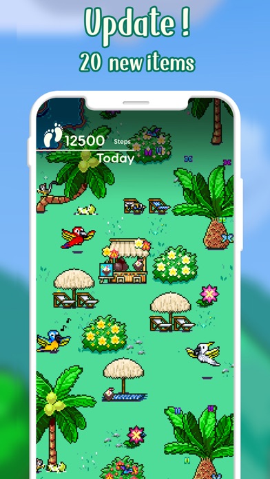Pixsteps: Gamified Pedometer スクリーンショット