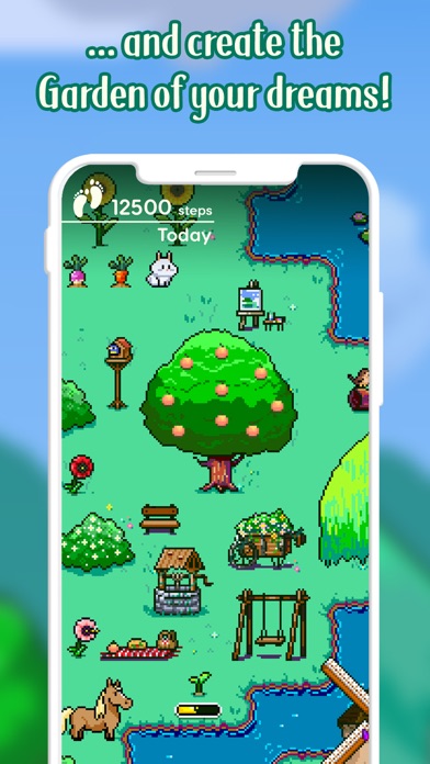 Pixsteps: Gamified Pedometer スクリーンショット