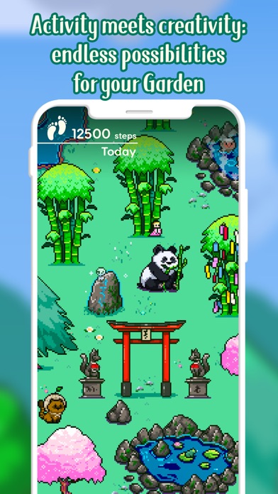 Pixsteps: Gamified Pedometer スクリーンショット