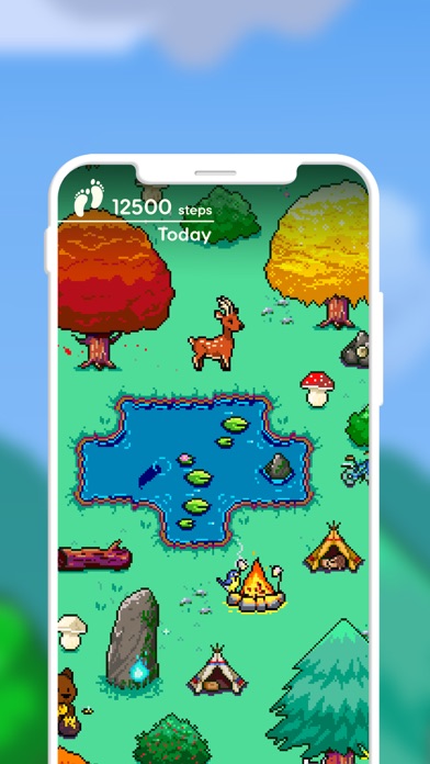 Pixsteps: Gamified Pedometer スクリーンショット