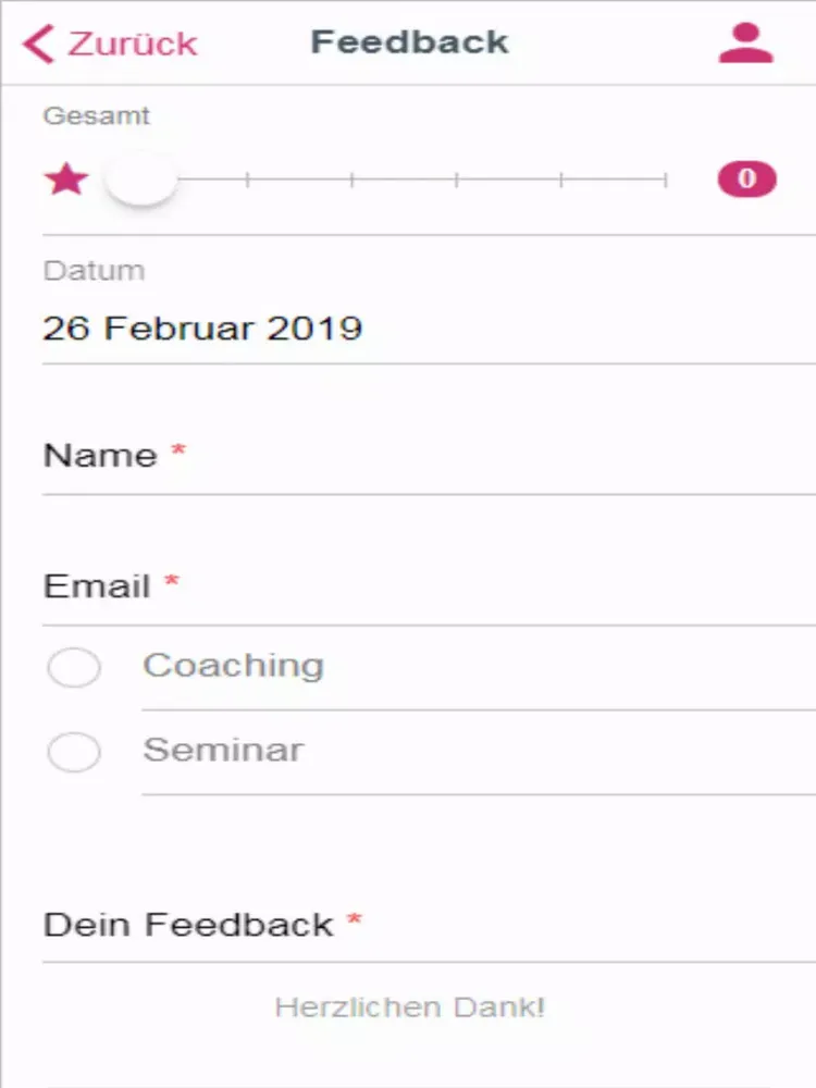 Ảnh chụp màn hình của Seelen-Bewusst-Sein iPad 
