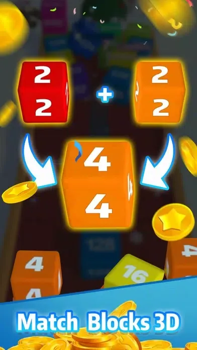 Cube Merge 3D-Match Numbers Screenshots