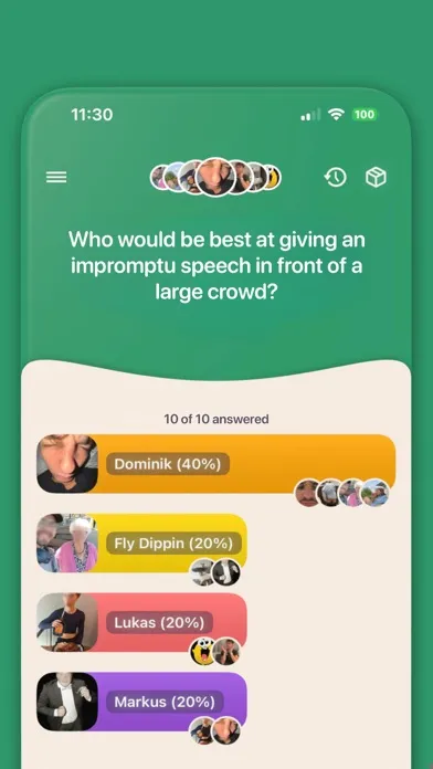askUs: Whos most likely to應用截圖