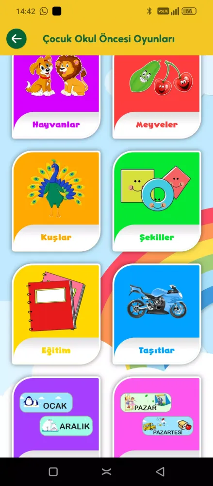 Zrzuty ekranu Okul Öncesi Eğitim