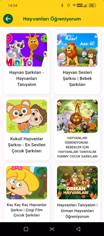 Zrzuty ekranu Okul Öncesi Eğitim
