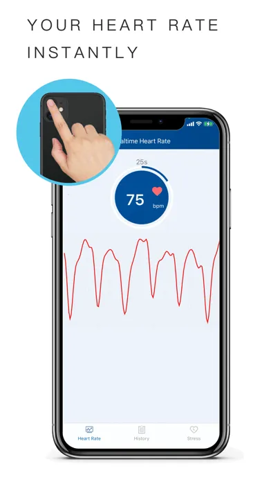 Heart Rate Monitor-Plus1Health स्क्रीनशॉट