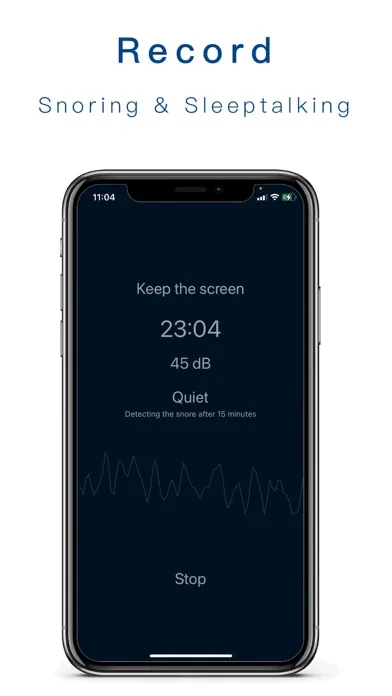 ภาพหน้าจอของ Snore Tracker - Plus1Health