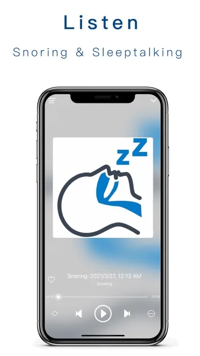 ภาพหน้าจอของ Snore Tracker - Plus1Health