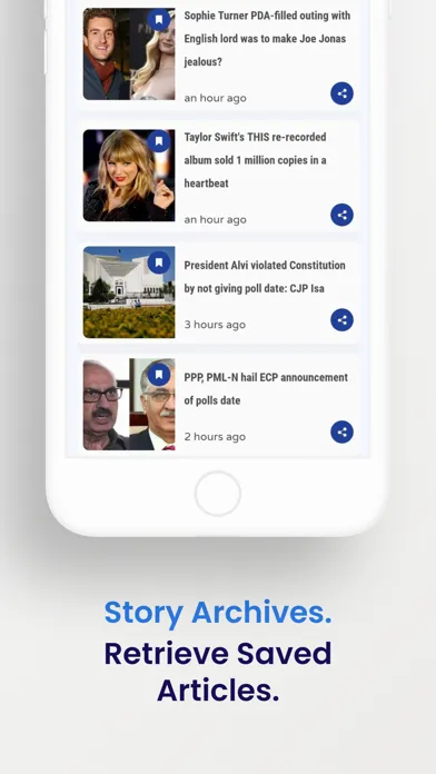 Capturas de tela do Geo News Official