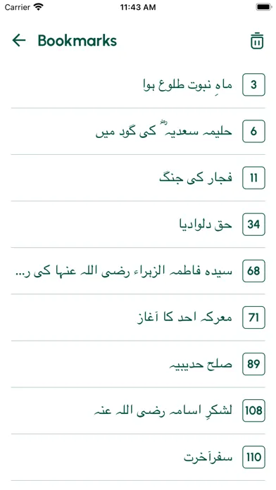Seerat un Nabi in Arabic スクリーンショット