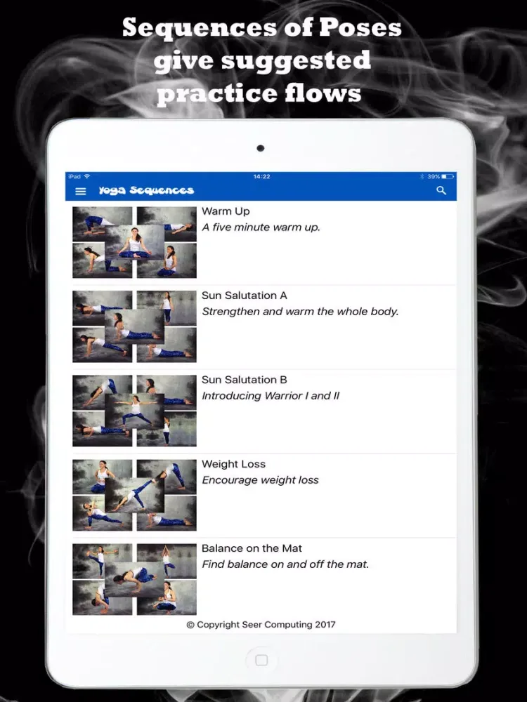 Ana Chidzoy's A - Z of Yoga iPad  স্ক্রিনশট