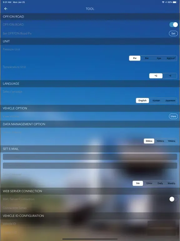 Screenshot di TP2 TPMS++ iPad 
