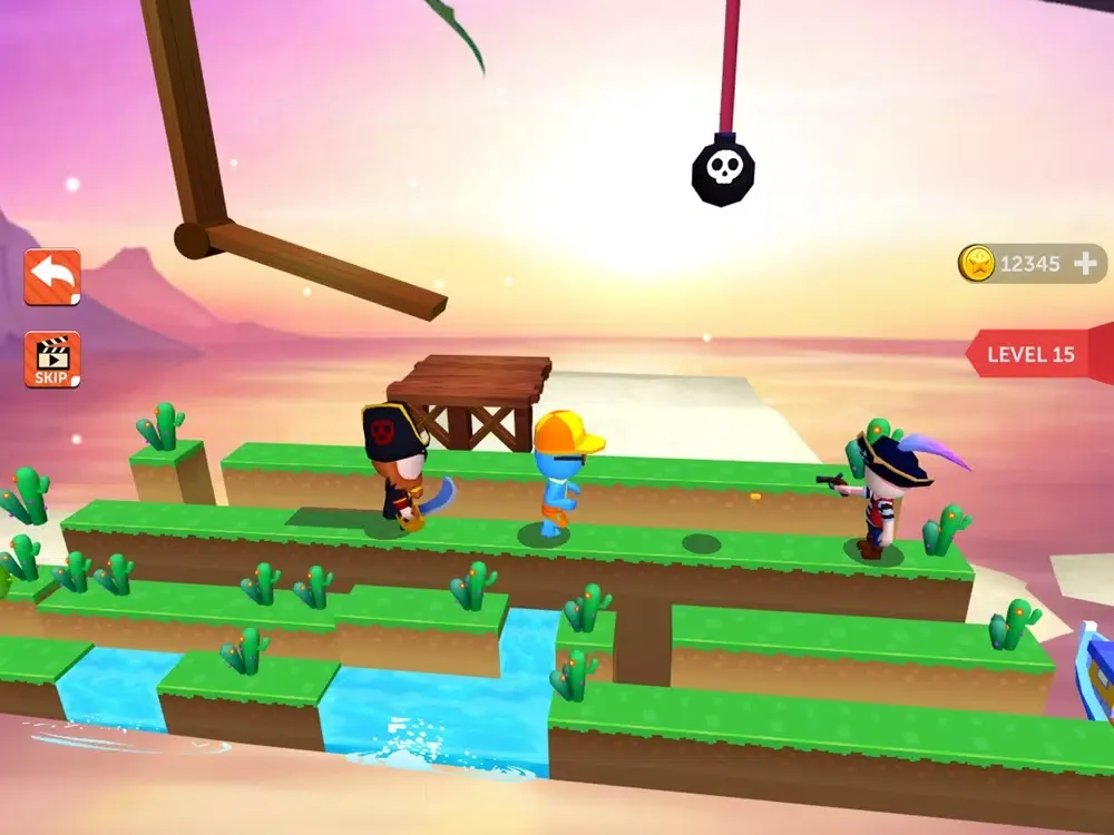 Tangkapan skrin Rope Buddy Rescue iPad 