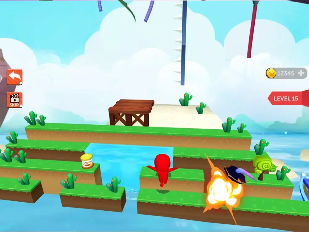 Tangkapan skrin Rope Buddy Rescue iPad 