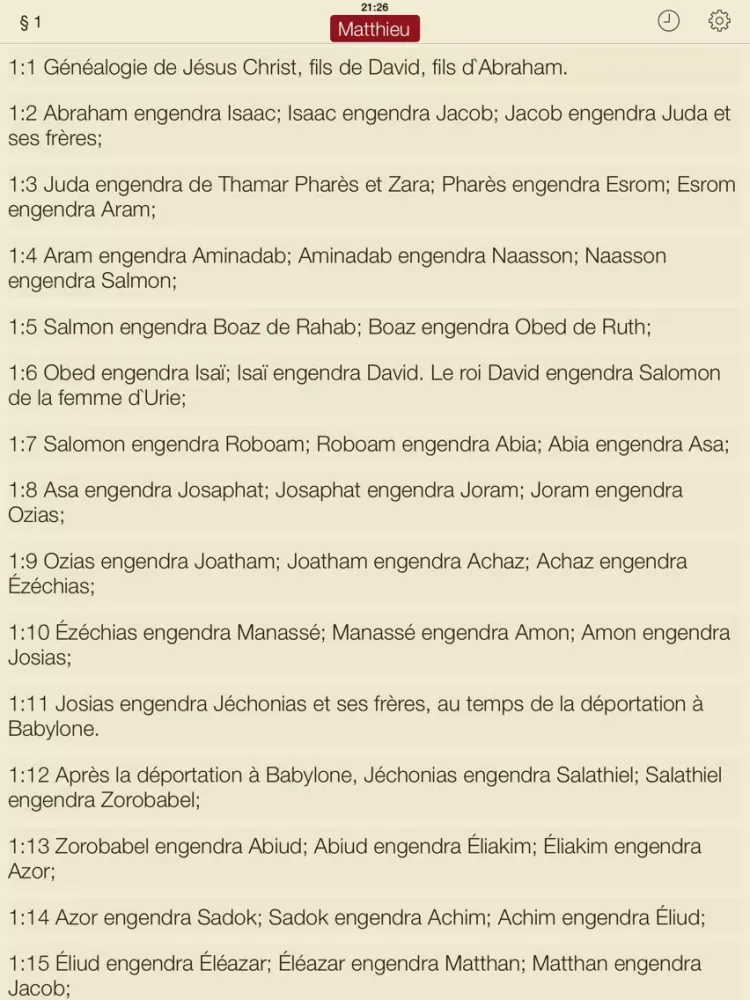 Capturas de pantalla de eat Bible ~ ouvrez deux bibles, KJV iPad 